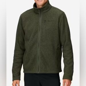 Marmot Black Lightweight full front zip sweater: Jacket xxl